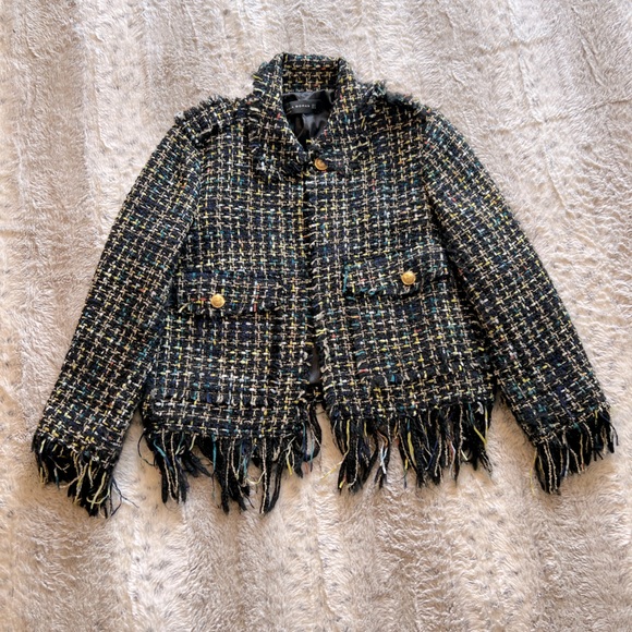 Zara Jackets & Blazers - Zara Tweed Blazer Jacket